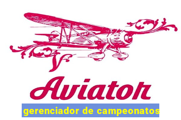 gerenciador de campeonatos